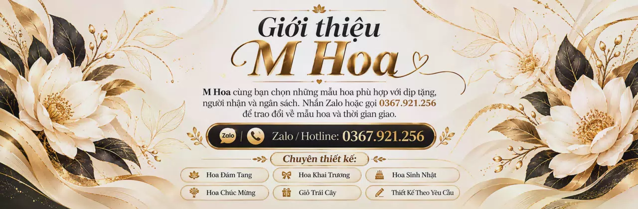 Ảnh bìa Shop hoa tươi Xã Tân Ân Cà Mau - Một món hoa, nhiều điều muốn nói